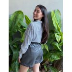 Camisa Listrada BRANCO COM CINZA