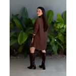 Vestido Tricot Lara MARROM