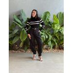 Tricot Belita LISTRADO PRETO