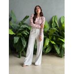 Tricot Listras Cassia ROSÊ COM BRANCO