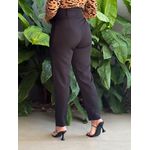 Calça Alfaiataria Eduarda Barra Reta PRETO