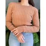 Tricot Olga Manga Longa BEGE
