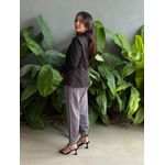 Blazer Curto em Alfaiataria PRETO