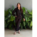 Jaqueta Luna em Viscose Sarjada PRETO