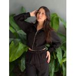 Jaqueta Luna em Viscose Sarjada PRETO