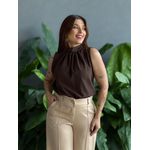 Blusa Geise Cavada MARROM