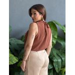Blusa Geise Cavada CARAMELO
