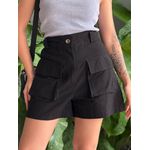 Shorts Cargo Glaucia PRETO
