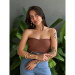 Top Faixa Anarruga MARROM