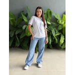T-shirt Lisa sem Estampa BRANCO