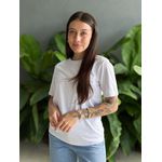 T-shirt Lisa sem Estampa BRANCO