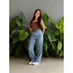 Calça Jeans Wide Legg Cherry 06 LAVAGEM CLARA 