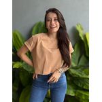 T-shirt Be Happy For You BEGE