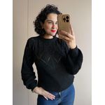 Blusa em Tricot Monique PRETO
