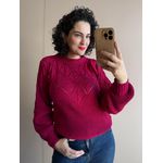 Blusa em Tricot Monique FÚCSIA