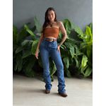Calça Jeans Flare Bootcut 2402 LAVAGEM ESCURA 