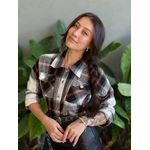 Jaqueta Xadrez BRANCO COM PRETO