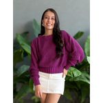 Blusa Tricot Mirela ROXO