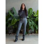 Tricot Olga Manga Longa CINZA CHUMBO
