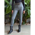 Calça Skinny Resinada CINZA CHUMBO