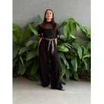 Blusa Segunda Pele em Tule PRETO