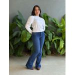Tricot Yasmim Manga Longa Princesa OFF WHITE