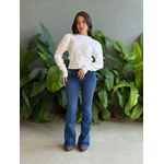 Tricot Yasmim Manga Longa Princesa OFF WHITE