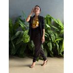 Blazer Ponto Roma PRETO