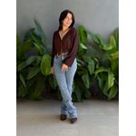 Calça Jeans Carmen BootCut 2404 LAVAGEM MEDIA 