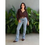 Calça Jeans Carmen BootCut 2404 LAVAGEM MEDIA 