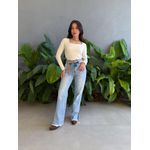 Calça Jeans Carmen 2376 Barra Reta LAVAGEM CLARA 