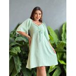 Vestido Curto Duda em Liocel VERDE CLARO