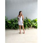 Vestido Trancoso em Paete BRANCO