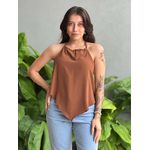 Blusa Miriã Frente Única MARROM