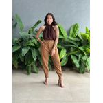 Blusa Marjorie em Crepe MARROM