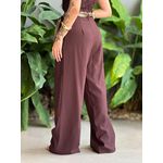 Calça Pantalona Franciele MARROM