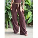 Calça Pantalona Franciele MARROM