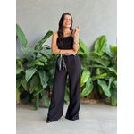 Calça Pantalona Franciele PRETO