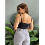 Body Poliamida Alças Finas PRETO