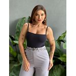 Body Poliamida Alças Finas PRETO