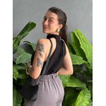Blusa Marjorie em Crepe PRETO