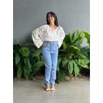 Calça Mom Jeans Cherry 01 LAVAGEM CLARA 
