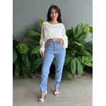 Calça Mom Jeans Cherry 01 LAVAGEM CLARA 