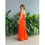 Vestido Longo Nicole LARANJA