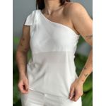 Blusa Nula Manga Pilar OFF WHITE