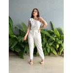Blusa Nula Manga Pilar OFF WHITE