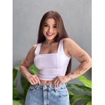 Cropped Naomi em Bengaline BRANCO