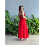 Vestido Longo Gabriele VERMELHO