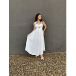 Vestido Longo Maria OFF WHITE