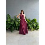 Vestido Longo Multiformas MARSALA